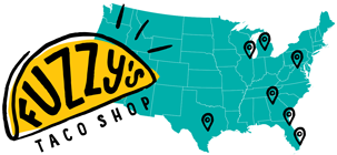 Fuzzy's Taco Shop - USA map of available markets